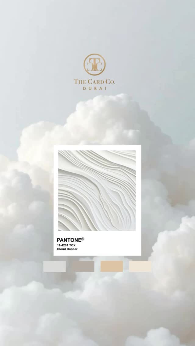 Cloud Dancer drifts in, soft, weightless, quietly confident. Pantone’s mood for the year ahead, and our way of welcoming what’s next.
2026 is open. New ideas, new partnerships, fresh beginnings.
If you’re ready to create something calm, intentional, and beautifully crafted wedding and event stationery, we’re ready for you.
Book your invite consultation today.
📧 info@thecardco.ae
📞 04 386 9369
#TheCardCo #LuxuryStationery #CraftedFineStationery #DubaiDesigners #2026