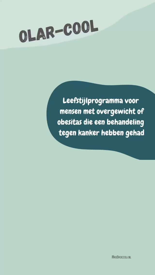 ✨ OLaR-programma – er zijn nog plekjes✨
Heb jij overgewicht en een oncologische behandeling achter de rug?
Dan is het OLaR-CooL programma (Oncology Rehabilitation and Lifestyle) misschien precies wat je nu nodig hebt.
In dit tweejarige groepstraject werk je stap voor stap aan een gezondere leefstijl. We kijken samen naar voeding, beweging, slaap en stress, en kanker-gerelateerde klachten zoals vermoeidheid en angst.
💚 Het programma wordt volledig vergoed vanuit je basisverzekering.
👥 Op 30 januari start ik met een nieuwe groep.
📌 Haarlem @ipsohuiskennemerland
👉 Er zijn nog plekken vrij!
Wil je meedoen of meer weten? Stuur me gerust een berichtje via DM of bekijk de info op www.olarcoaching.nl
@olarcoaching
#herstelnakanker #preventie #overgewicht #gezondeleefstijl #leefstijlinterventie