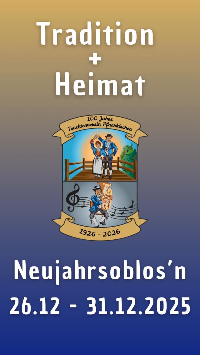 Wie jedes Jahr zogen auch heuer wieder vom 26. bis 31. Dezember 2025 ein paar Musikergruppen des Trachtenvereins Pfarrkirchen mit ihren Instrumenten durch die Straßen Pfarrkirchens. 🎶
Sie wünschten Bewohnern und Geschäftsleuten einen guten Start ins neue Jahr 2026 und brachten dabei Musik, Freude und Tradition direkt vor die Haustür. Die dabei gesammelten Spenden kommen der Jugendarbeit des Trachtenvereins zugute.
Ein herzliches Dankeschön an alle Musikerinnen und Musiker für ihr Engagement! 👏