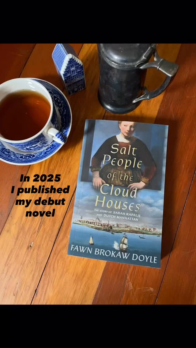 In 2025, I published my first novel. What a scary, fun, wild ride it has been!
The best part of the journey was making genuine friends here on Bookstagram. Thank you to everyone who has cheered me on or just enjoys talking about historical fiction or history books you’re reading.
As an indie author, I had to learn all the steps that traditionally published books go through (and then some). This was all out of my depth, which often felt scary and overwhelming.
What I didn’t expect were all the amazing people I would meet through the process of publishing. My critique partners, beta readers, ARC readers, development editor, copy editor, fellow authors, and readers. I love you! You’ve made the solitary endeavour of writing much more fun and less scary!
And thank you to the reviewers! I have some snippets of highly rated reviews in this reel, but I love people who take the time to say what they didn’t like too. It helps potential readers decide if it’s for them or not.
Looking forward to 2026, my second novel is in the drafting stage. It’s a spinoff of my first novel (side characters Sarina and Isaac get the main stage). It’s a dual POV of a husband and wife who have front row seats to how narrowly history can waver on a knife’s edge, set in the days just before the surrender of New Amsterdam. From the two perspectives, it also becomes apparent how men and women applied their influence in bargains for survival.
I’m still stuck on Dutch NY. What a brief, fascinating, formative time. When the first draft is done, I’ll announce a pub date. Stay tuned...