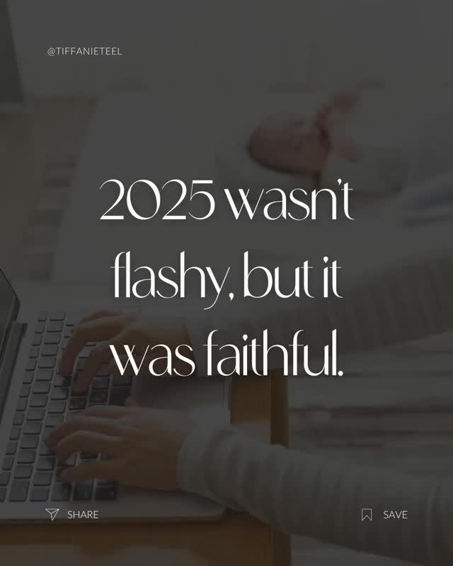 This year didn’t reward me instantly, but it shaped me deeply.
I kept showing up.�I kept learning.�I kept trusting the process.
If you’re ending 2025 craving clarity, support, and faith-filled growth, I’ve opened a space for women building with intention.
The Divine Purpose Collective is open, and the reflection guide I use personally is waiting for you inside.
🤍 Comment COMMUNITY to join me.