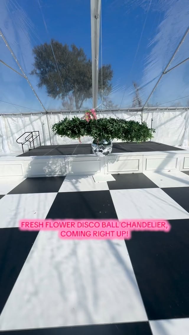 BTS of this amazing fresh flower chandelier we did for a NYE wedding reception! πͺ©πΈ Congratulations again, Mr. & Mrs. Sonnier! Thank you @solovelyeventsla for recommending us as their florist! And a BIG thank you to our install crew!! π₯° #eventflorist #flowers #smallbuisness #weddingflowers #florist