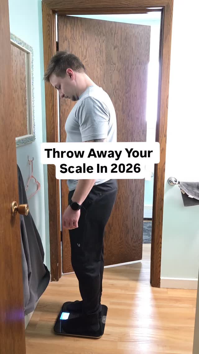 Time to get rid of your scale.
In some cases it can be a tool we use but more often then not it is a stressor that blocks people's view of everything they have accomplished.
Instead of tracking your weight use these metrics instead:
- Performance in and out of the gym (do you feel stronger?)
- Energy levels during the day
- Sleep quality
- Libido
- Waist measurements (every 4 weeks or so)
- How your clothes fit (ladies this one can be a little deceiving because if your glutes are growing your pants are going to get tigher)
- Feedback from a trusted friend (spouse isnt always the best for this)
Are you ready to throw the scale out in 2026?