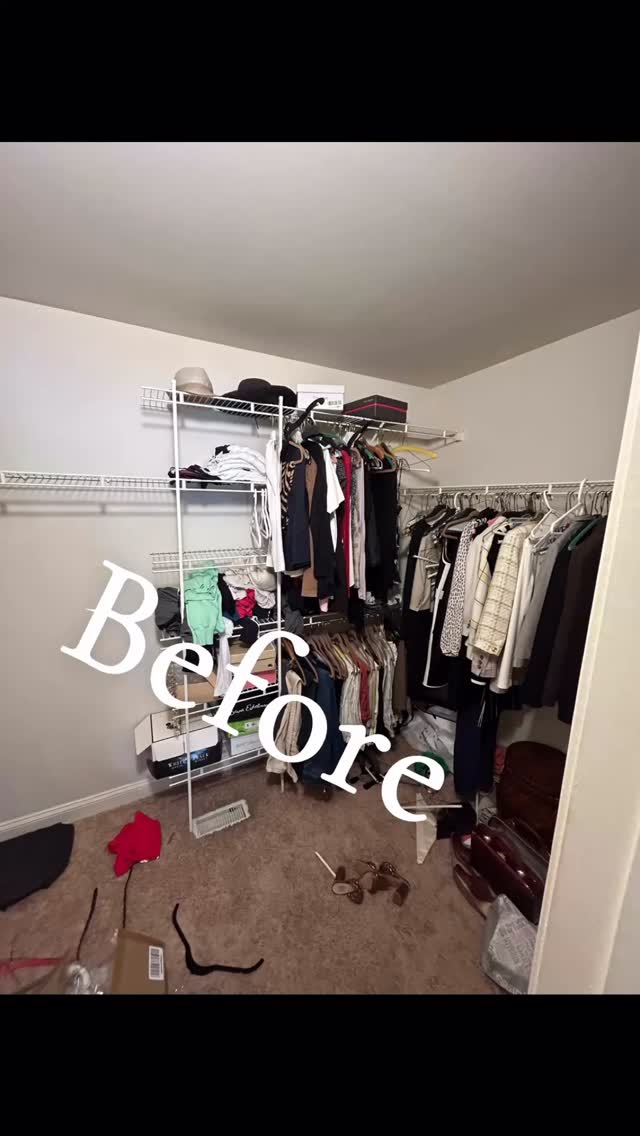 ✨ Closet Chaos → Closet Confidence ✨
This space started out overloaded and overwhelming — but with smart systems, intentional folding, and strategic placement, it’s now organized, functional, and EASY to maintain.
When your closet is in order, getting dressed becomes quicker, calmer, and way more enjoyable. 💕
If your space feels like “before,” we’d love to help you create an “after.”
📩 Send us a message to book your declutter + organizing session!
#ClassyGalsLLC #BeforeAndAfter #ClosetMakeover #HomeOrganization #DeclutterWithPurpose