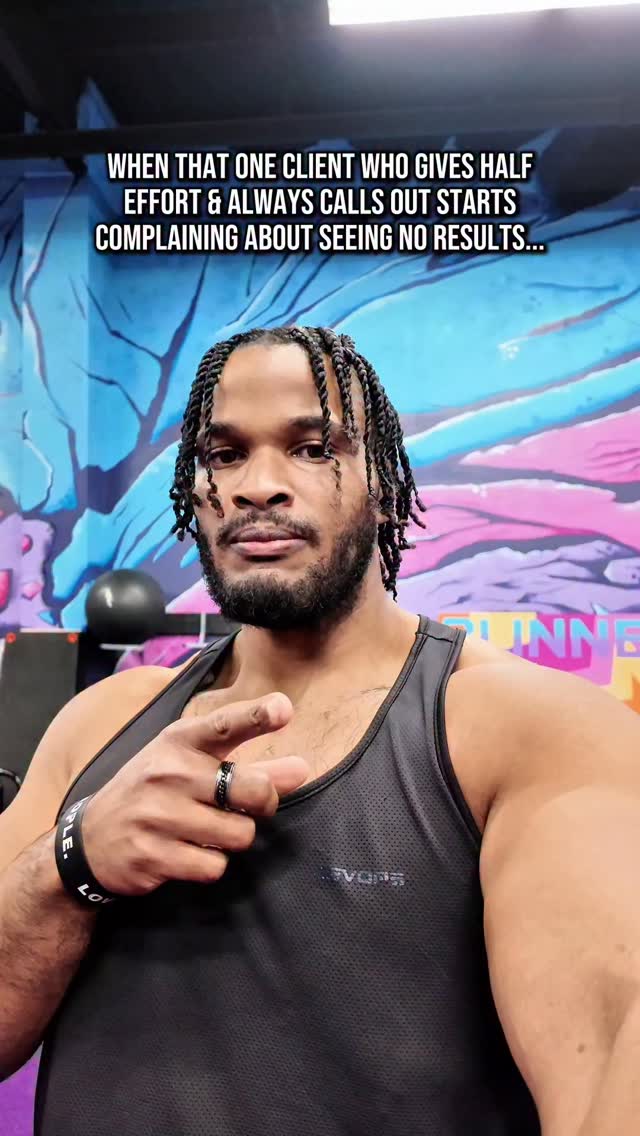 No I dont put hands on clients, BUT....
Listen to your trainers y'all!
🔸️🔸️🔸️
(NASM- CPT/CNC/VCS)
ONLINE & IN PERSON TRAINING/PROGRAMMING AVAILABLE‼️
#fitnessjourney #personaltrainer #gymmotivation #gymlife #gymmeme