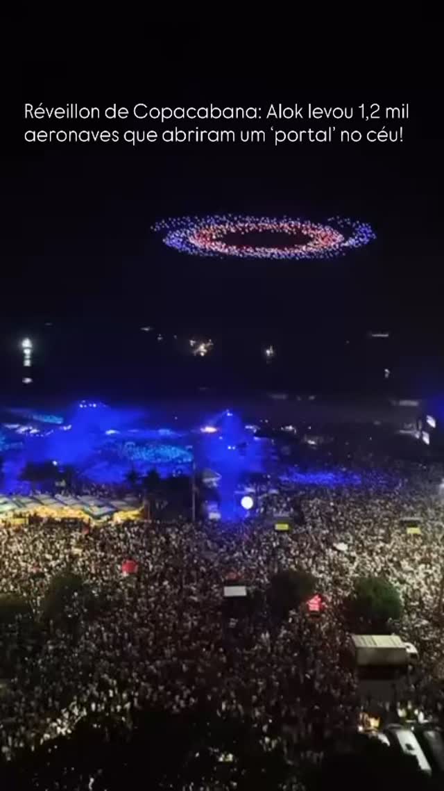 Alok levou 1,2 mil aeronaves que abriram um ‘portal’ no céu!
@alok
#drone2026