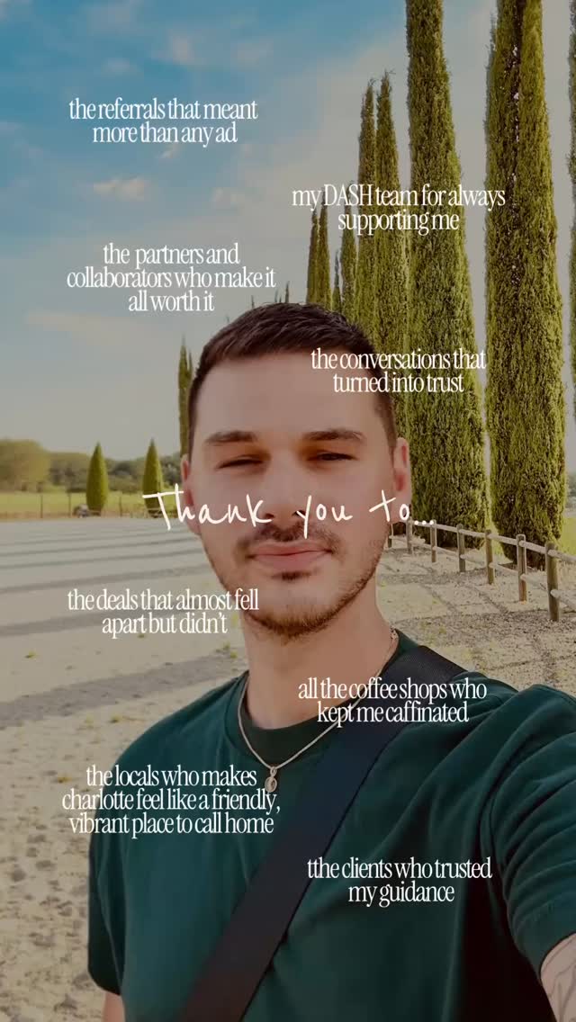 grateful for 2025. ready for what’s next ✨
happy new year 💙
@dantepintorealtor | @dash.carolina | dantepinto.com | dashcarolina.com
#CharlotteRealEstate #CharlotteRealtor #CharlotteNC