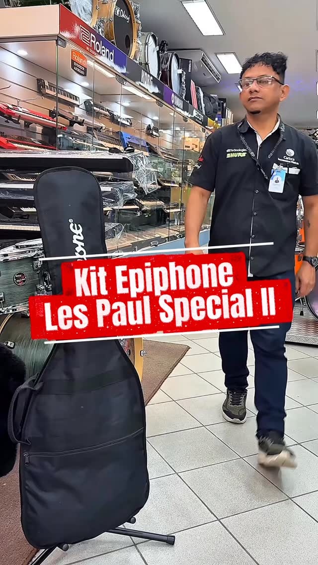 🎸🔥 KIT EPIPHONE COMPLETO — PRONTO PRA TOCAR!
✔️ Guitarra Epiphone Les Paul Special II
✔️ Amp Epiphone Electar 10
✔️ Bag Epiphone
✔️ Correia • Cabo P10
✔️ Palhetas • Afinador
👉 Leva tudo de uma vez e comece a tocar hoje mesmo.
Ideal pra quem quer praticidade, qualidade e custo-benefício.
📩 Chama no direct ou
💬 Comenta aí que a gente te passa os detalhes!