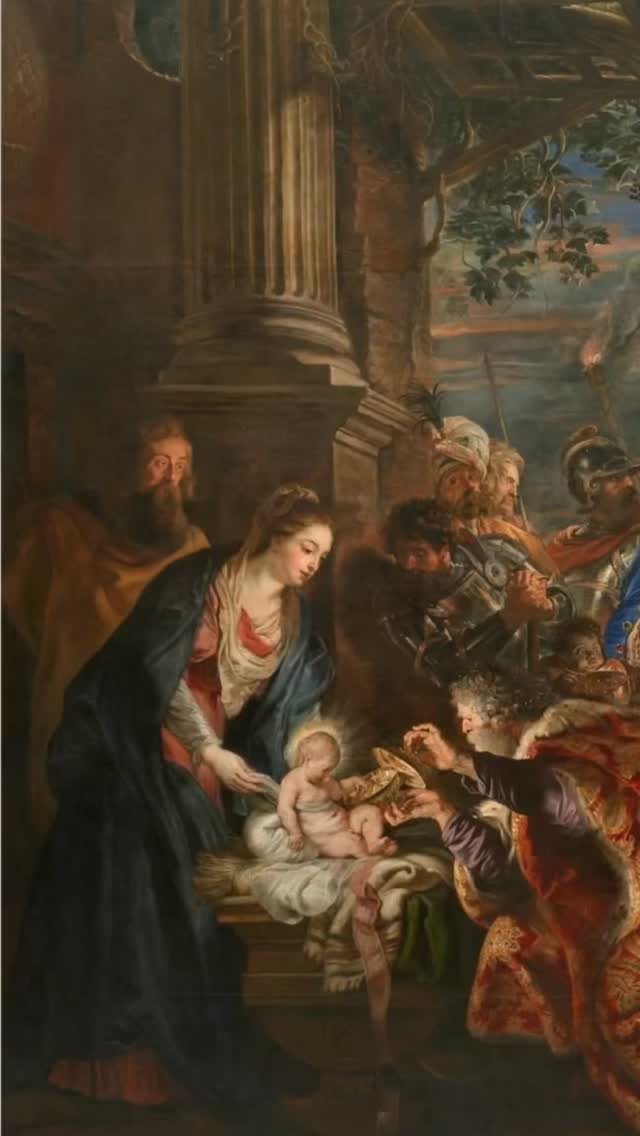 Felices Reyes Magos.
Con Rubens.
La Adoración de los Magos de Rubens, @museoprado