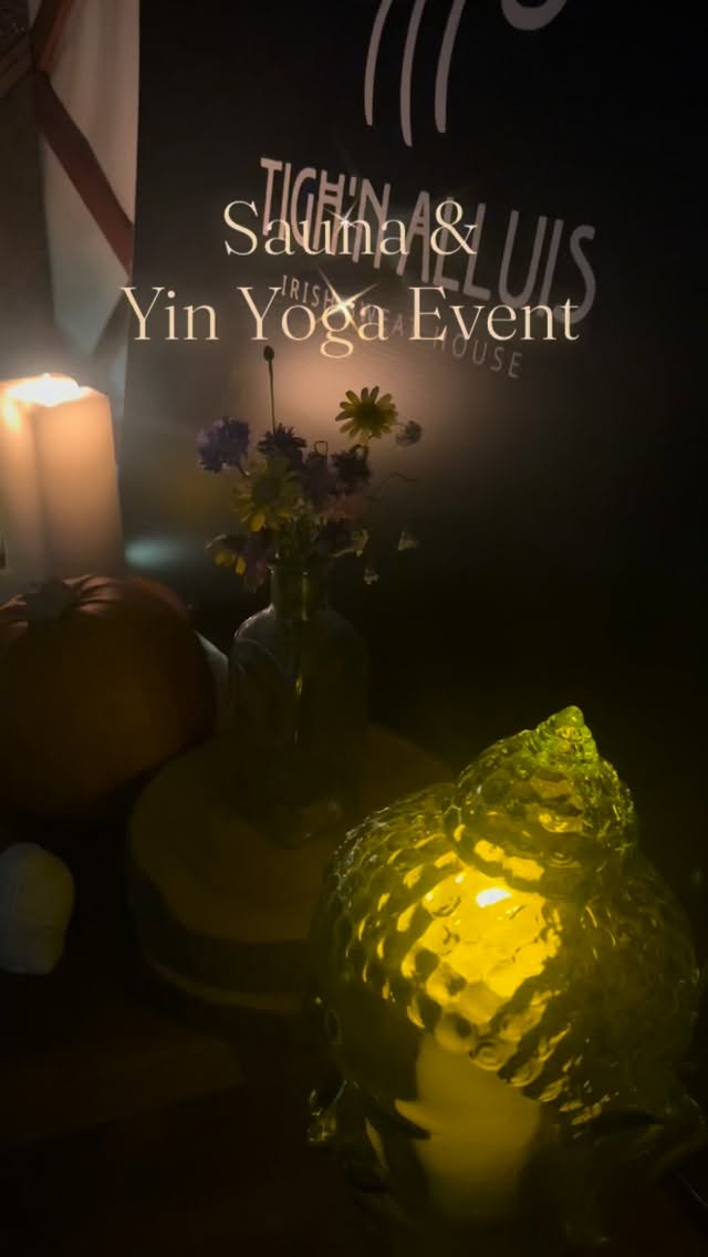 Join us in TIGH’N ALLUIS IRISH SWEAT HOUSE for 2 hours of relaxation - one hour in the sauna & plunge to get some heat in the bones, followed by a yin yoga session in the heated yurt.
What to bring:
🧘🏻♀️ Please bring your own yoga mat to the event
🩱 Swimsuit/ shorts for the sauna and plunge
🧖🏼♀️Two towels: one the sit on in the sauna, one to dry yourself
🩴 Bring flip flops as the ground can be slippy up there
🧣Bring a shawl/ blanket for yin after
🔦 Please bring a torch for the walk back down to the car as it will be dark when we finish
We hope to see you there
Grá mór
#dublin #eventsindublin #yogaevents #yoga #sauna