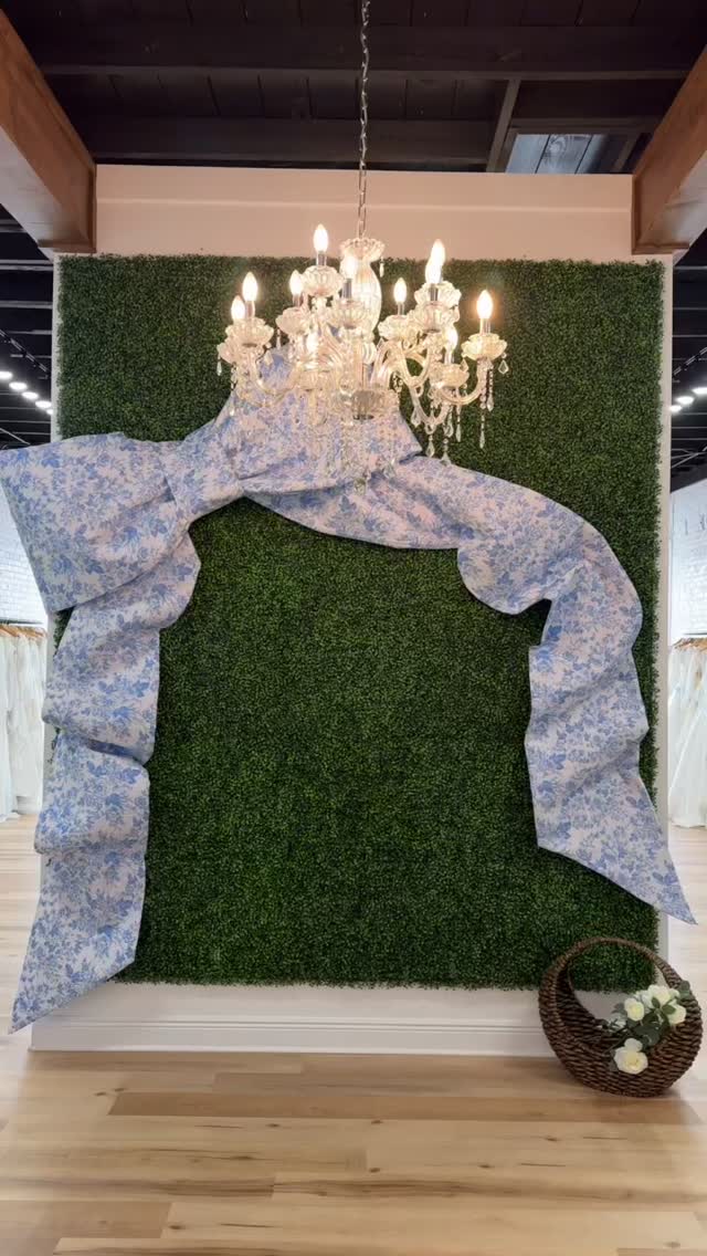 @ritadward LOVES when I say, “I HAVE AN IDEA!!!” 😂🫣
New Photo Wall for the New Year!! Who will be our first bride to take a picture in front of it?! Book your appointment online at https://www.bluesparrowbridal.com #bluesparrowbridal #bridetobe #2026bride #wedding #engaged