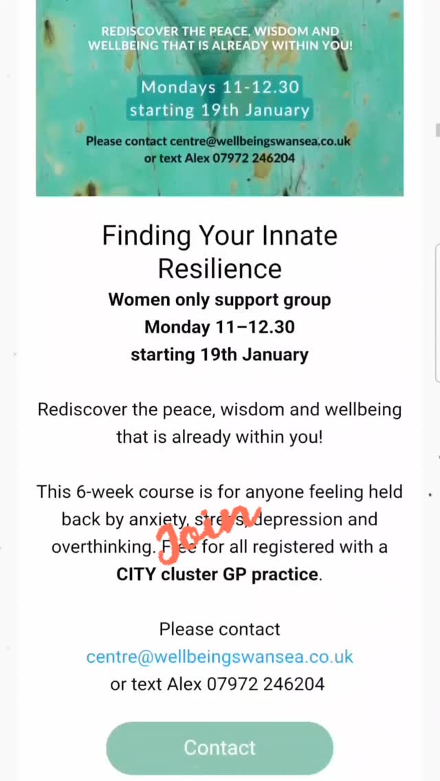 ✨We have some really exciting new classes and courses to tell you about!✨✨
Subscribe to our newsletter and stay updated with our wonderful offerings..
Newsletter, January 2026
https://wellbeingswansea.co.uk/so/d4Pii8pm7?languageTag=en