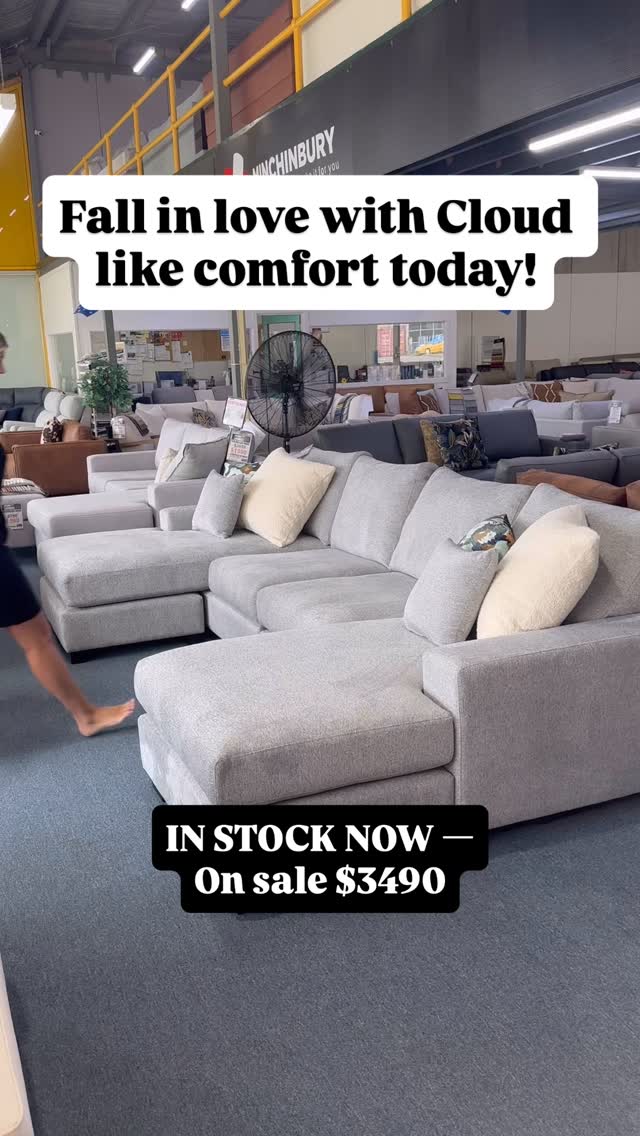 This is your sign to jump in ☁️
and fall in love with Cloud like comfort today!
Message us for details 💬
@knownforloungessydney
Showrooms open 7 days
Vineyard NSW 2765
Minchinbury NSW 2770
#cloudsofa #cloudcouch #comfysofas #furniturestore #homedecor