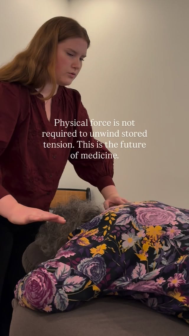 Sure, maybe it looks funny or perhaps impossible for this to “work”…I get it. We’ve been led to believe that we are purely physical beings and that healing requires physical force. Thankfully, this is changing with the rise of energy medicine, fascia & somatic healing work, and research on how sound impacts our physiology.
The truth is, we don’t need force to heal. We need to be met. Met with presence, attunement, safety, and met at the depth + pace our nervous system can receive.
When energetic, relational, environmental, and somatic safety are established, the body softens, opens, and unwinds on its own. This is what allows for deep and sustained nervous system re-patterning rather than surface level, temporary shifts.
If there’s a part of you that’s curious, listen. And if you’re looking to move beyond the old patterns and into clarity, self-trust, and freedom from past pain, see my bio for ways we can work together. I offer sessions worldwide 🌎