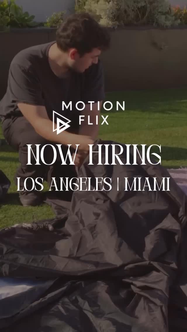 NOW HIRING | LOS ANGELES & MIAMI 🎬
Motion Flix is growing and we’re expanding our team 🍿
We’re currently hiring:
🎬Event Directors (Screen & AV Specialists) – experience with projectors, screens, and on site tech setup required
🎬Concession Attendants – strong customer service and food and beverage serving experience
🎬Event Assistants – event setup, breakdown, and guest support experience preferred
Join a fast growing events company bringing luxury movie nights and elevated community experiences to life. We specialize in outdoor and indoor screenings, custom setups, fresh popcorn service, and fully staffed events that bring people together in unforgettable ways.
We offer opportunities for growth, leadership, and advancement as we expand into major cities across the US.
If you’re reliable, energetic, detail oriented, and love creating memorable experiences, we’d love to hear from you.
Send resumes to 📧 Leighann@motionflix.net