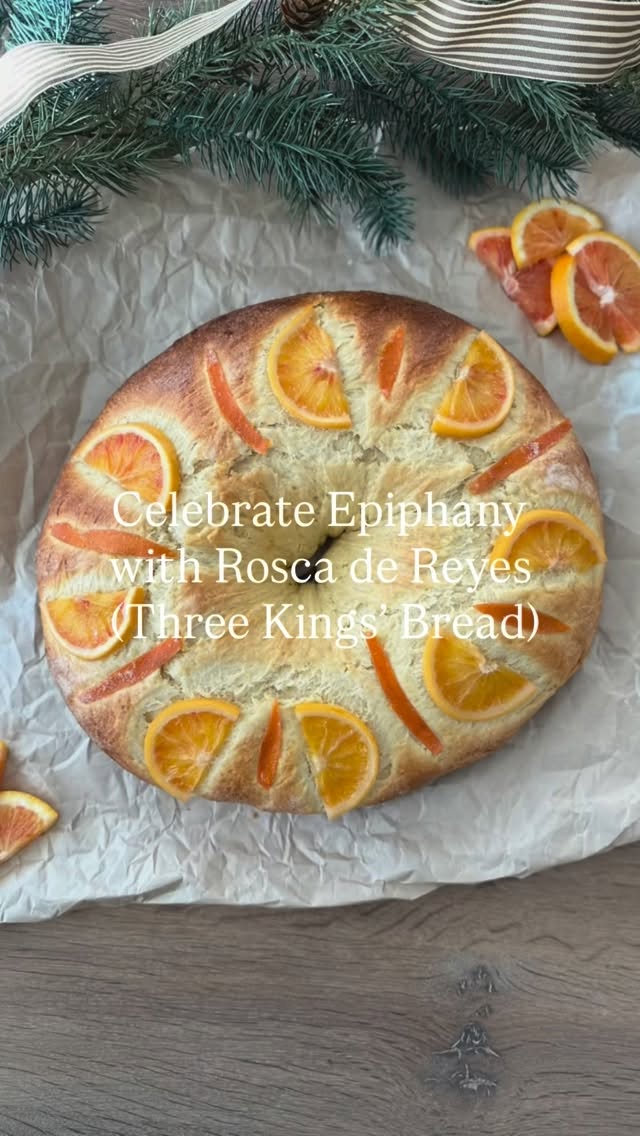 Twelfth Night or Eve of the Epiphany begins at sundown and is the beginning of the celebration of Epiphany. On this day, we celebrate the long journey that the wise men made and their final arrival to the child Jesus.
At the center of Twelfth Night celebrations is the Twelfth Night cake. Depending on the country, it is a simple cake with a dried bean inside. Whoever finds the bean in their piece of cake is crowned king or queen for the night and might also have duties assigned to them at a later celebration!
In many Spanish speaking countries, they eat a cake called Rosca de Reyes. Rosca de Reyes is a sweet bread shaped like a wreath, with candied fruit on top and a figurine of a baby Jesus baked inside. The person who finds the figurine is expected to host a party on Dia de la Candelaria or Candlemas which is celebrated on February 2nd.
In Spanish, “Rosca de Reyes” means “Kings Wreath.” The cake is rich in symbolism and is about the story of Mary and Joseph’s flight to Egypt to protect the infant Jesus from the slaughter of the innocents. The shape of the cake symbolizes the crown of King Herod from whom they were trying to hide the infant Jesus. The dried fruit placed on top are jewels in the crown. The figurine or bean in the cake represents baby Jesus in hiding.
🍊Comment “cake” for the incredible recipe!
.
.
.
.
#roscadereyes #kingcake #threekings #threekingsday #epiphany #twelfthnight