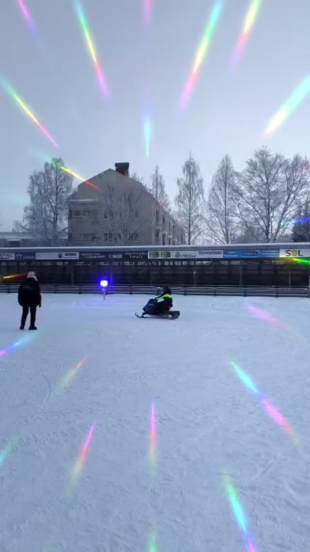 Mini snowmobile. BIG winter vibes. ❄️💨
SnowGlow lighting the way, even on the mini rides 🥳#visitrovaniemi #visitlapland #visitfinland #snowglowwinterpark #snowglowwinterpark
