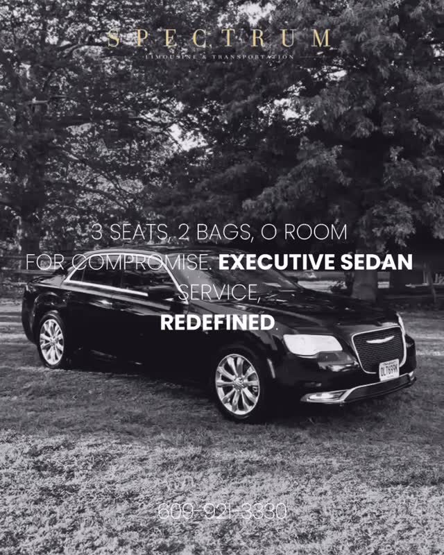 3 seats. 2 bags. 0 room for compromise.
Spectrum Limousine’s Executive Sedan Service is redefined for those who expect more—more comfort, more professionalism, and more reliability.
Whether it’s business or leisure, your ride should reflect your standards.
📞 Book with Spectrum Limousine and transport#spectrumlimousine #luxurytransportation #njtransit t