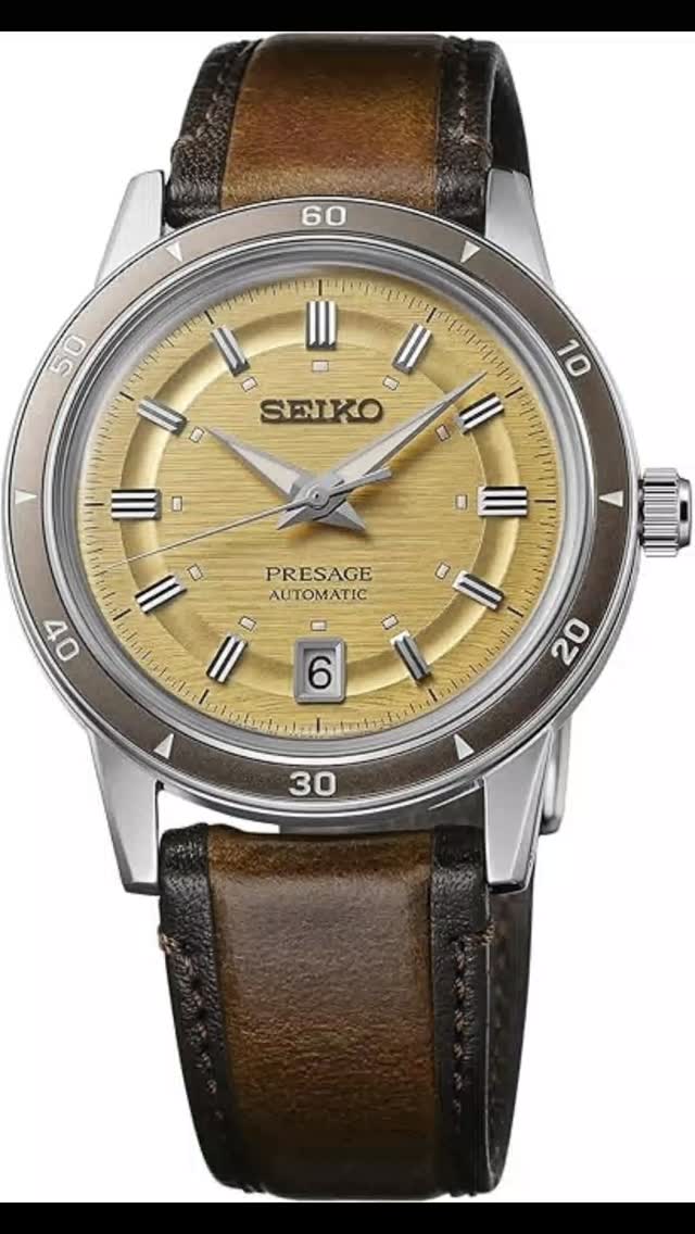 Three new models, expressing the unique worldview of Style60’s, where you can find elegance as well as the original bold ruggedness of the Crown Chronograph, join the Presage collection.
▪️Seiko SRPL75 👉 https://amzn.to/4pXvB5c
#seikopresage #seikostyle #seikochronograph #srpl75 #seikoamazon