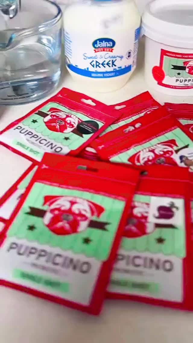 What’s your #puppicino flavour? ☕️