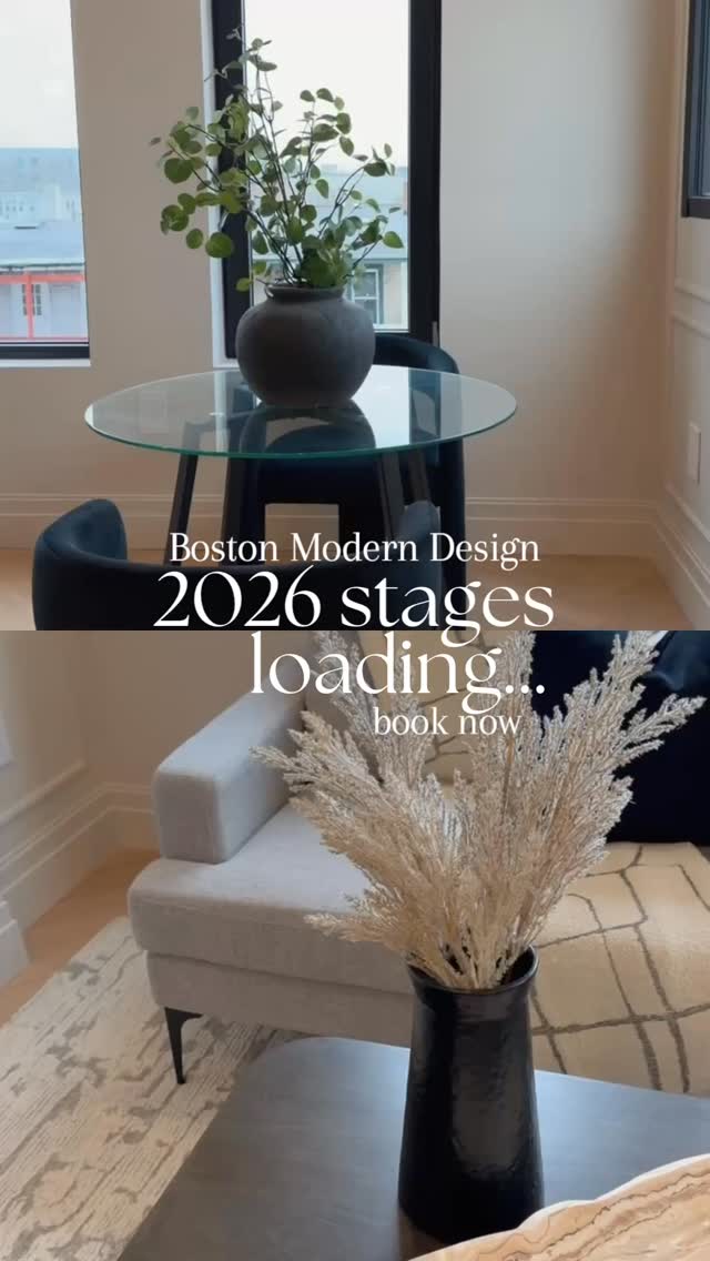 2026 Stages are officially loading ✨💭🛋️
From occupied homes to vacant listings, our staging process is tailored to the Boston market—strategic, elevated, and never overdone.
✨ Now booking 2026 home staging projects
Inquire early to secure your spot on our schedule 🤍
#homestaging #bostonhomestaging #bostonrealestate #homestagingworks