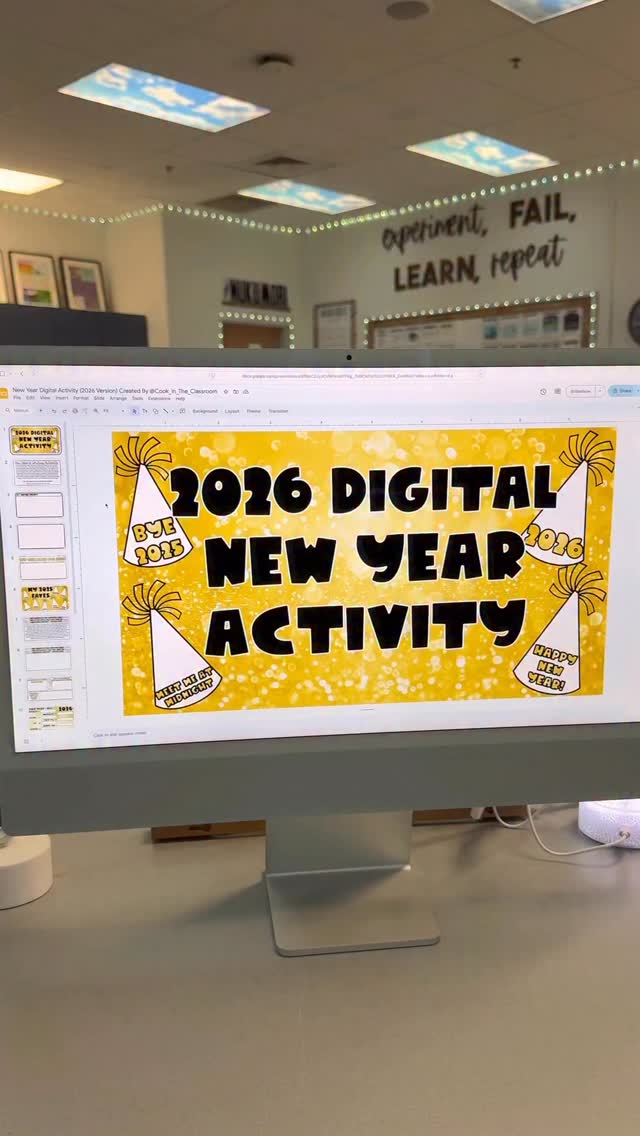 Teachers—this one’s for your first week back 👀
✔ Reflect on 2025
✔ Set goals for 2026
✔ Print + digital
✔ Ready to post & go
Comment ‘New Year’ and I will DM you the TPT 🔗👇🏻
#TeacherTok #MiddleSchoolTeachers #ClassroomActivities #NewYearReflection #TeacherResources