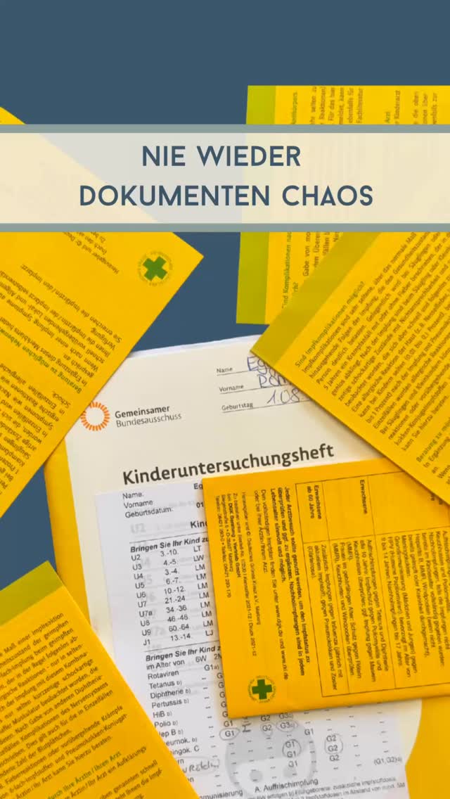 Kennst du dieses Dokumentenchaos?🤯 Lose Zettel, geknicktes U-Heft, alles durcheinander.
#uhefthülle #dokumentenchaos #ordnungstattchaos #mamahacks #elternalltag #uheft #kinderuntersuchungsheft #kinderuntersuchungshefthülle #uuntersuchung
#allesanortundstelle #personalisiert #mitnamen #geschenkidee #handmadeinmünchen