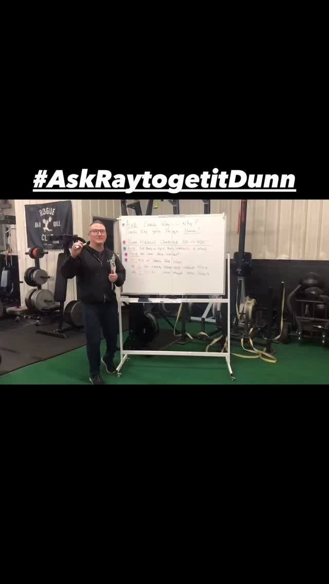Have a question?
Ask Coach Ray! @raydunn922
Comment your questions below and you may be featured on next week’s episode of #AskRayToGetItDunn !