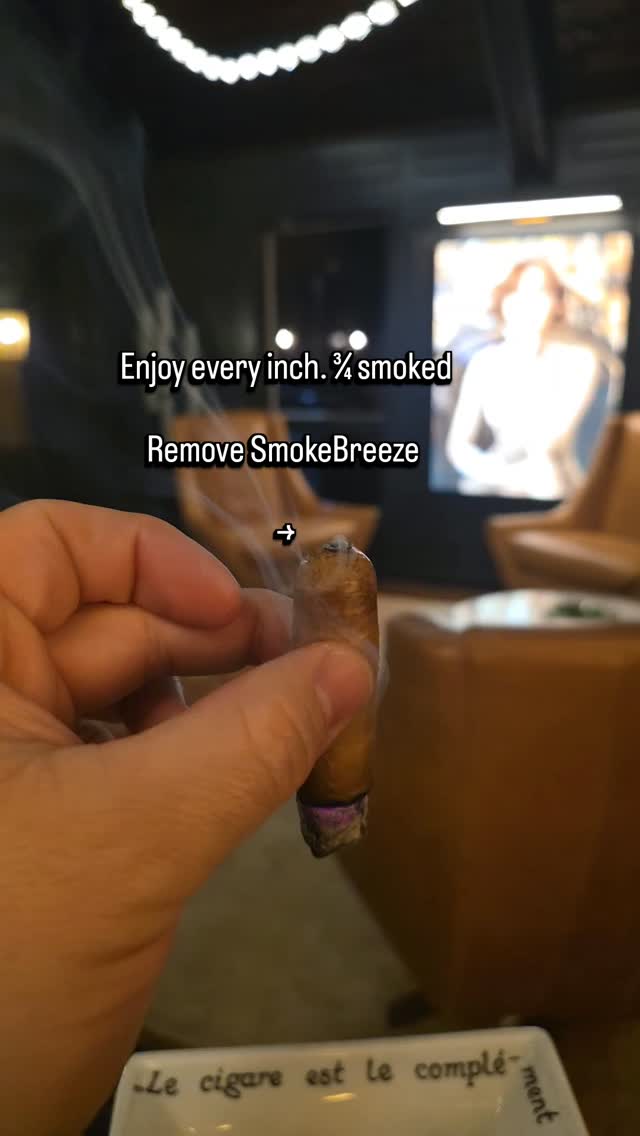 #SmokeBreeze #CigarLounge #CigarLife #SmokeControl #CigarAccessories