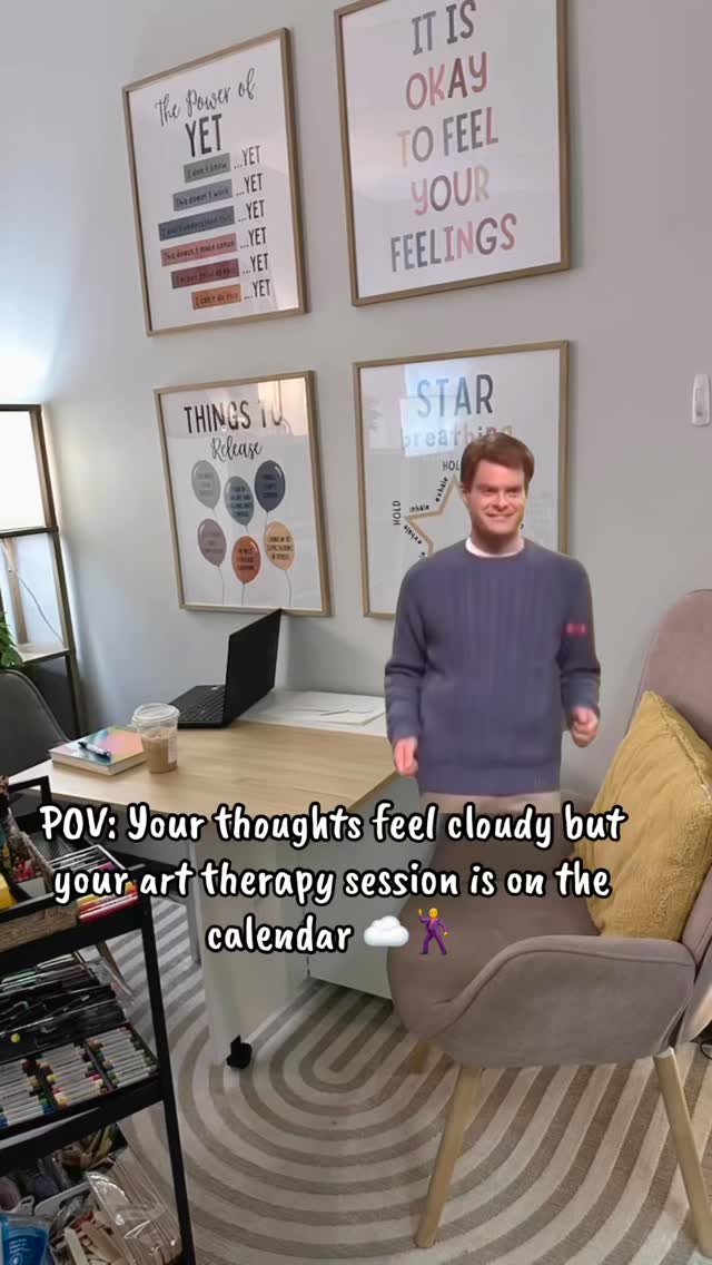 Clear the clouds 🌦️ tap into flow 🎨 Art Therapy is for Everyone 🩵
#bottomuptherapy #arttherapy #expressivetherapy #sensoryprocessingtherapy #flowstatetherapy🤸🏽♂️