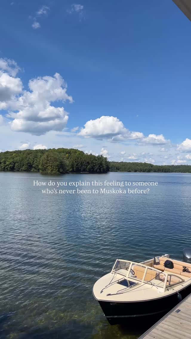 Nothing beats a beautiful day on the lake
#muskoka #lakejoseph #cottagecountry