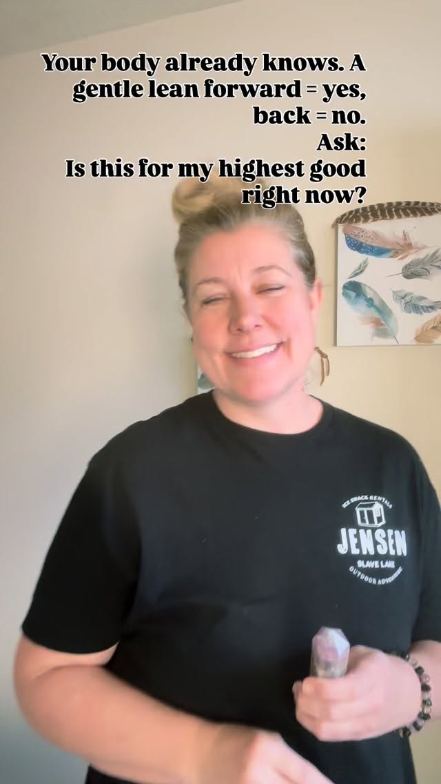In this video, I’m sharing a simple form of body-based pendulum or muscle testing—using your own body as the guide.
When you hold a crystal (or think of it) and gently ask a yes/no question, notice what your body does:
• A subtle lean or fall forward = yes
• A gentle lean or fall backward = no
There’s no forcing here—this is about listening, not pushing. I often ask questions like, “Is this for my highest good right now?” and allow the body to respond in its own way.
You can experiment with this beyond crystals too. Try it with:
• Different foods
• Supplements
• Electronics (phones, laptops, earbuds)
• Or even choices you’re feeling into
It’s a playful way to build trust with your intuition and your body’s wisdom.
✨ We’ll be exploring this more deeply—along with other practical tools to tap into your everyday intuition—in tomorrow’s Everyday Intuition class. There’s still room for you if you feel the nudge to join. ✨