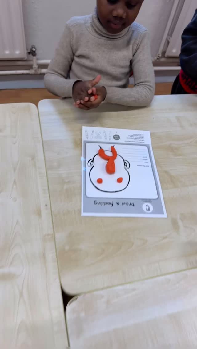 Feeling Faces using play dough mats today #staysafe #thelisteningsong #happyhippoangryduck #juniorinfants