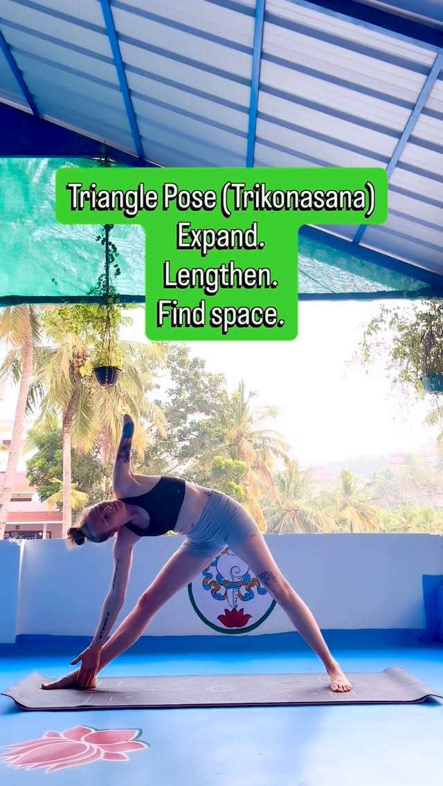 Day 7 of 31 days of yoga 🧘♀️
Triangle Pose invites openness while building stability—stretching the body as the legs stay strong and grounded.
This pose improves flexibility in the hips, hamstrings, and spine, strengthens the legs and core, and encourages a sense of balance and ease.
Create space to breathe.
#2026 #challenge #limbdifference #strength #yoga