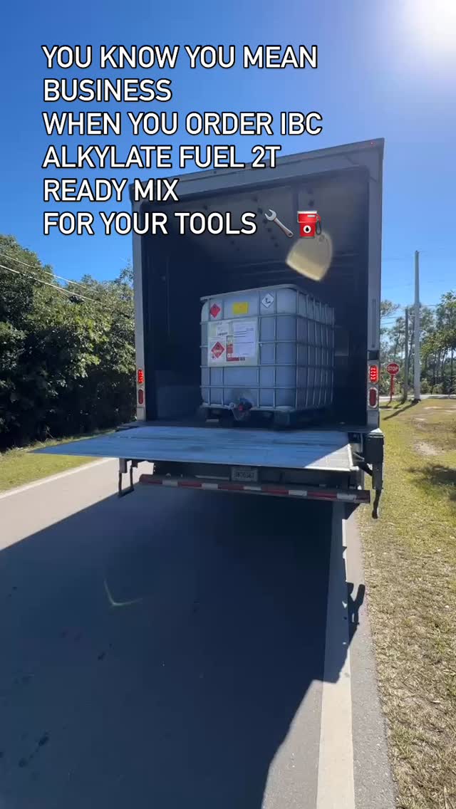 When your tools run on full alkylate fuel, bulk just makes sense.
IBC delivery for cleaner combustion, better performance, and less downtime.
Fuel smarter. Work cleaner. #atlanticalkyaltefuel #2stroke
#AlkylateFuel #landscaping #CleanFuel
