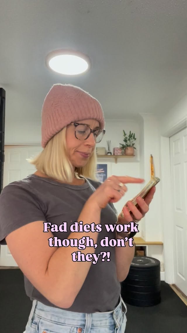 🤔A professional saying fad diets work?!👇🏼
NOT EXACTLY!!!
They work in the SHORT TERM, as fad-diets create a calorie deficit by restricting the consumption of certain foods.
BUT
No one can live a normal (or enjoyable) life on a fad diet!
Furthermore, a restrictive diet quite often results in a lack of key vitamins and minerals, leading to all sorts of side effects.
There are hundreds of studies that show when people lose weight via a ‘diet’, when they return to ‘normal eating’ again, they put weight back on - often more in fact.
To lose weight again, dieting returns, weight loss occurs (hooray), then the weight is eventually regained (boo), then diet again (?!)…and so on…
This is YO-YO DIETING, which has long-term effects on cardiovascular health 😬😬😬😬
Follow to hear more successful, healthier and sustainable ways to lose weight and feel great 🫶🏻
NO NONSENSE NUTRITION
#nononsensenutrition #faddiets #notofaddiets #healthyweightloss