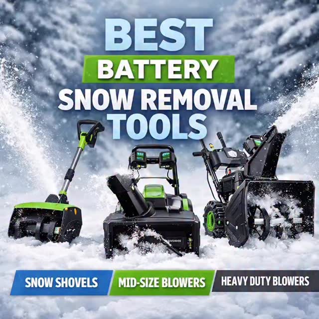 Best electric snowblowers - New Blog Post #thetoolpulse #snow removal