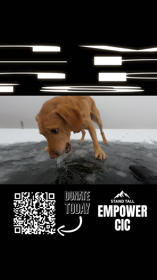 Cold water. Gratitude.
My dog questioning my life choices.
It’s all part of my January challenge in support of Stand Tall Empower CIC ❄️🐕
Presence over comfort!