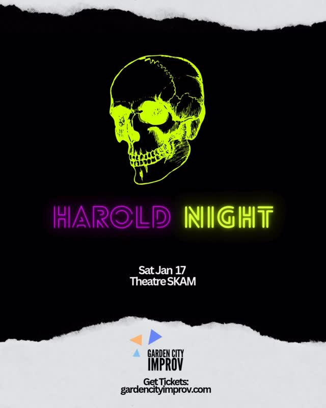 Get ready, Victoria! Harold Night hits the @theatreskam stage once again on Sat, Jan 17th! ⭐️
Treat yourself to an evening of long-form improv storytelling magic - watch hilarious improvised characters and their interwoven stories, all inspired by a single audience suggestion!
Tickets sell out quickly for this event - get yours today! Link in bio.
@victoria_buzz
@tourismvictoriabc
@chek_aroundtown
@johnnynovak
@lamppostvictoria
@yyjdateideas
#yyjcomedy #yyjimprov #gardencityimprov #victoriabc