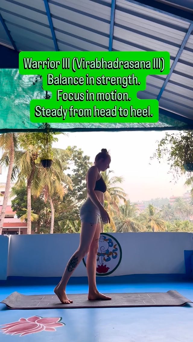 Day 4 of 31 days of yoga 🧘♀️
Warrior III challenges balance while building strength and concentration.
This pose strengthens the legs, glutes, and core, improves stability, and sharpens focus—reminding us to move with control and intention.
Find your center.
#2026 #challenge #strength #warrior #yoga