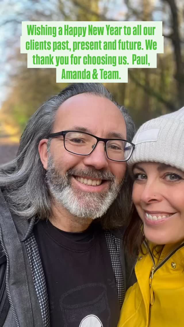 Wishing a Happy New Year to all our clients past, present and future. We thank you for choosing us. Paul, Amanda & Team.