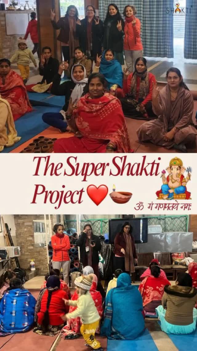 The building blocks of society are finding their own light. ✨
We rang in the New Year with the launch of our Super Shakti Project, a journey dedicated to the upliftment, identity, and confidence of mothers. Because at the end of the day, there is no age limit for learning.
We welcomed our shaktis with warm Ayurvedic Kadha and Gud, setting a tone of healing and care. This project goes beyond just teaching skills like crochet, conscious cooking, and yoga—it’s about reclaiming self-worth and creating sustainable livelihoods.
Holistic Growth in Action:
🧘♀️ Mind: Meditation and breathwork for stress reduction and heart health.
nutrition Body: Sattu & Jaggery drinks for protein and gut health, plus bananas for a complete energy boost.
💪 Soul: Grooming and skilling to build an identity that belongs solely to them.
Investing in a mother is investing in the future. Here’s to holistic growth and new beginnings! 🌿
#SuperShaktiProject #EmpoweringMothers #HolisticGrowth