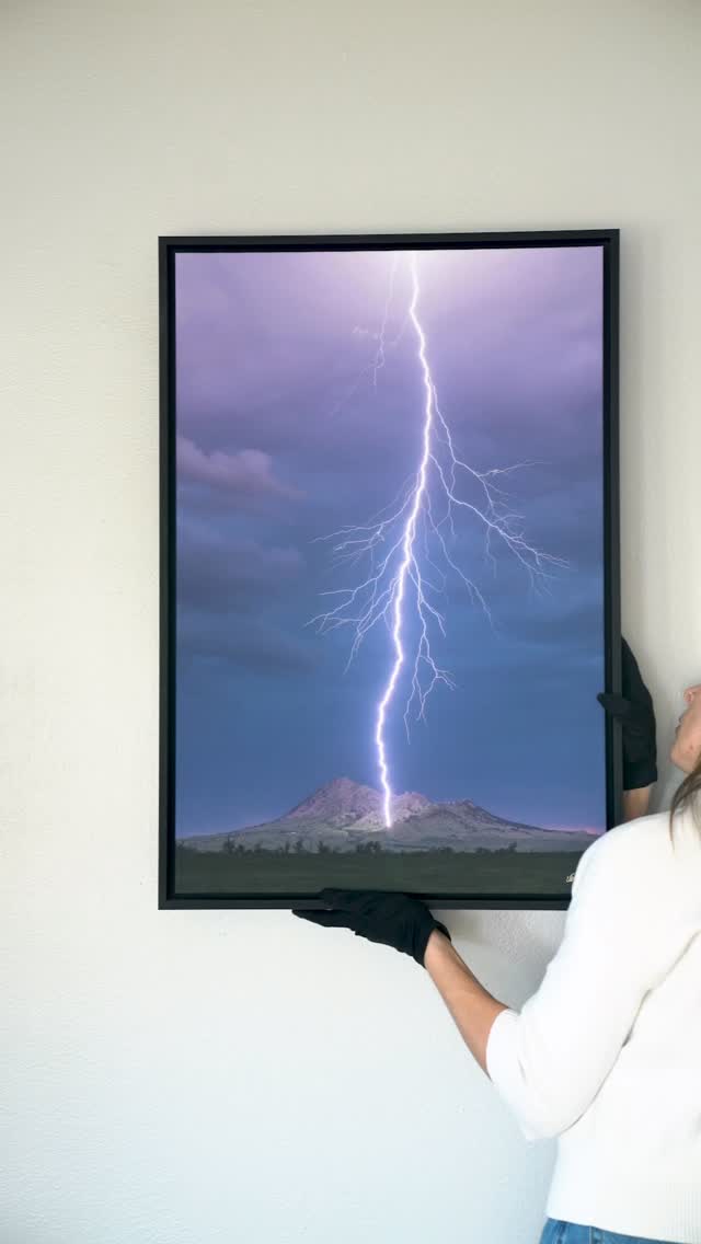 Just mounting a 24×36 float-framed canvas of Strike of the Sacred 💁🏼♀️ A true classic, and one that’s nearing the end of its edition.
This piece lives in my Artist’s Reserve Collection, reserved for the most exclusive releases in my portfolio. Each work is signed, individually numbered, and accompanied by a certificate of authenticity. Once the edition sells out, it is permanently retired. No reprints, no recreations.
Strike of the Sacred is currently available in only three formats:
• Classic borderless fine art prints
• Frameless metal prints
• And the most sought-after format. float-framed canvas 🙌🏽
For collectors who value rarity, intention, and owning a moment that will never exist again.
When it’s gone, it’s gone!
#homedecor #collectorsedition #southdakota