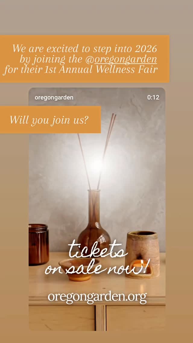 Sound baths, red light therapy, diverse yoga classes + a juice bar and food truck to gentle you into 2026✨
Jan 10, 2026
10 - 3
📍Oregon Garden
Grand Hall
879 W Main St
Silverton, OR 97381
.
.
.
#wellnessfair #oregongarden #landiaskincare