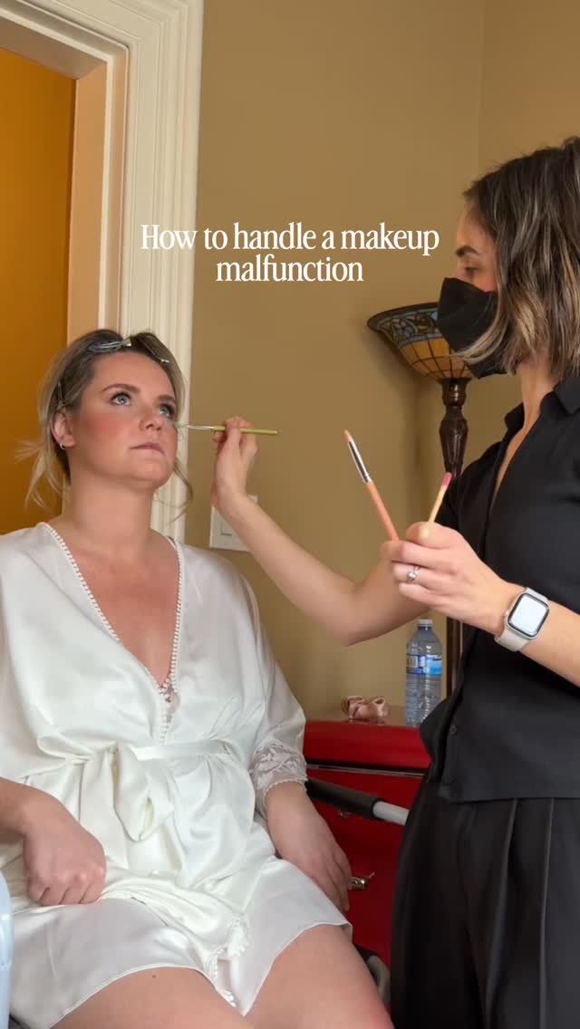Now THIS is what “trusting the process” looks like 👁️
I’ve come to learn that when makeup malfunctions happen, they’re easier to fix when you don’t take yourself too seriously 🤪
If Nicole spiraled into doubt after having her eye glued open I would have totally understood, but thanks to her unshakable positive attitude, we laughed about it for 10 minutes instead 🤣
Truly a bride after my own heart 💗
#bridalmakeup #torontomakeupartist #miltonmakeupartist #burlingtonmakeupartist #2026bride 2026 wedding, bridal hair and makeup GTA, bridal makeup Toronto,