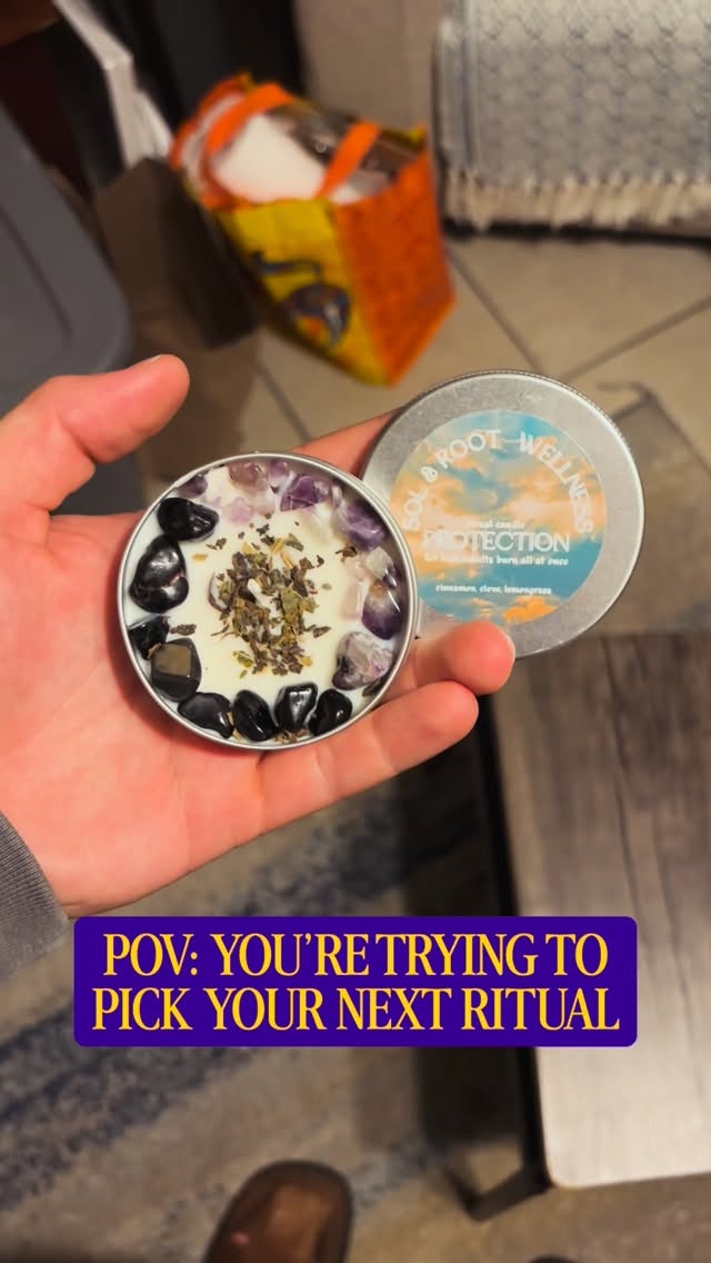 🕯️ Experience the magic of our Ritual Candles 🕯️
Did you know that you get a free Candle Reading with every candle you purchase?
Make sure to DM us a picture of the end of your candle to redeem the free Candle Reading.🌀
with love
Sol & Root ☀️🌳
#ritualcandles #metaphysicalshop #smallbusiness #ritual #onlineshop