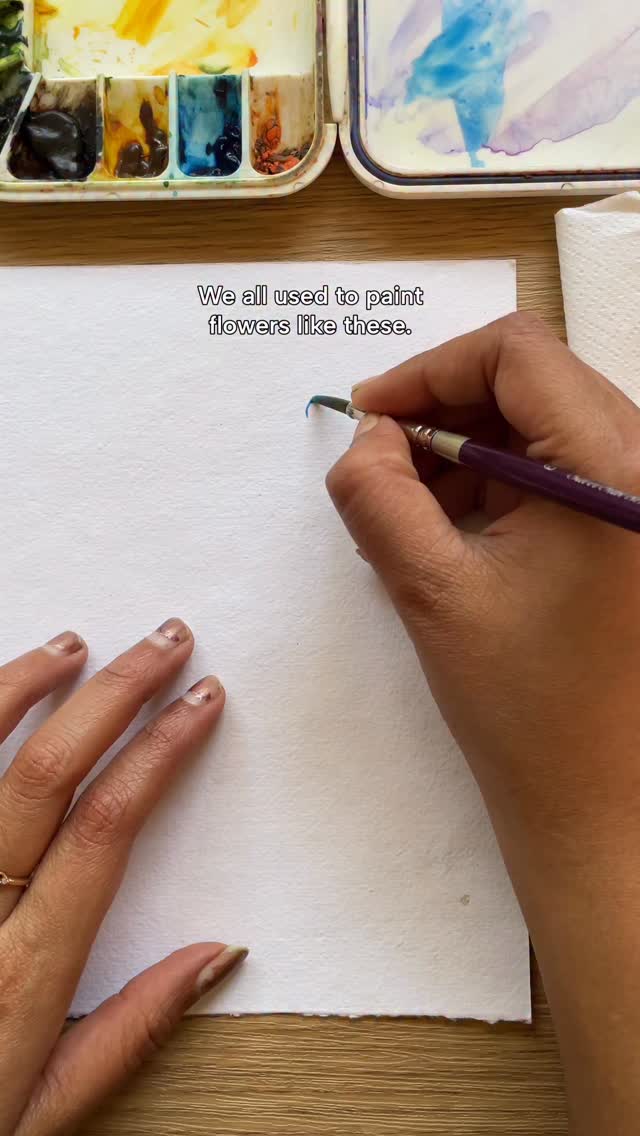 Paint your first watercolor flower with me.
Do you know I am hosting an offline workshop in Bangalore where we dive deep into observational skills of flower and paint gorgeous bougainvilleas step by step. I would love to have you in the session ♥️
#bangaloreartworkshops #watercolorpainting #easywatercolorpainting #watercolorflower #watercolorworkshop