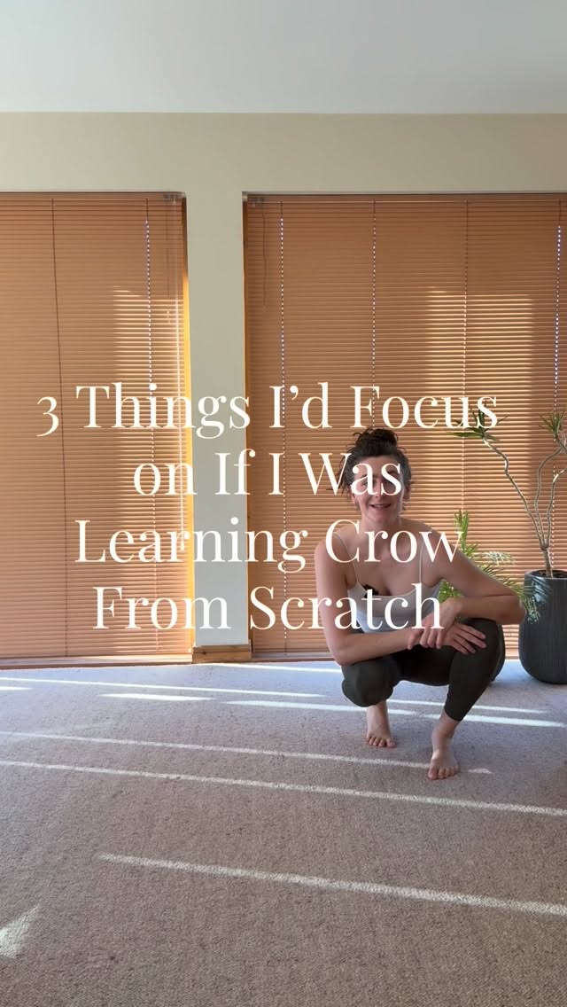 You don’t know what you don’t know. Here are three things I would focus on if I was learning crow pose from scratch.
Follow @flow.with.v to skip learning lessons the hard way like I did. ❤️🔥
#Crowpose #yogastudent #neuroyoga #brainbased