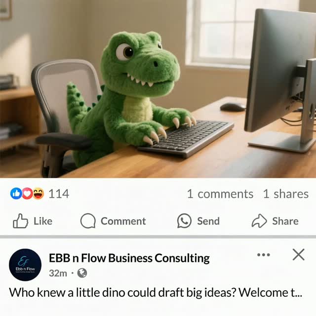 Ideas are easy.
Turning them into something usable is the hard part.
I help businesses take loose ideas, half-plans, and “someday” thoughts
and turn them into reality! Clear processes and strategic.
Not overbuilt.
Not complicated.
Just organized in a way that actually supports day-to-day work.
What ideas are living in your head for your business in 2026?? Maybe its a new business...or new ideas for your growing business?
#ebbnflowbusinessconsulting
#smallbusinesssuport
#whatdoyouneedtoday
#locallloydminster❤️
#businessgrowth