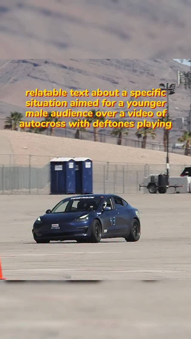 the relatable part is where you sign up for autox (link to our january event in our bio 😶🌫️)
also hiiiii @lvrscca (pretend this was filmed in socal)